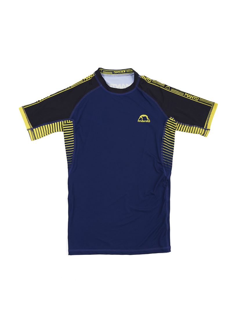 MANTO STRIPE 2 RASHGUARD - navy